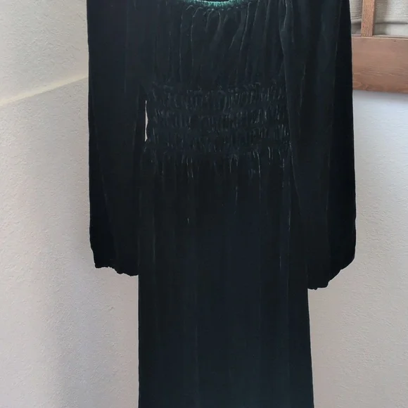 ✨ Nwt Hill House Jasmine Velvet Nap Dress Size XS - Picture 5 of 7